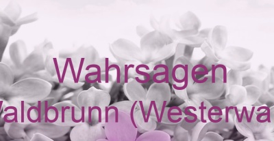 Wahrsagen Waldbrunn (Westerwald) | Top-Experten für Kartenlegen, Wahrsagen, Hellsehen, Zukunftsdeutung.